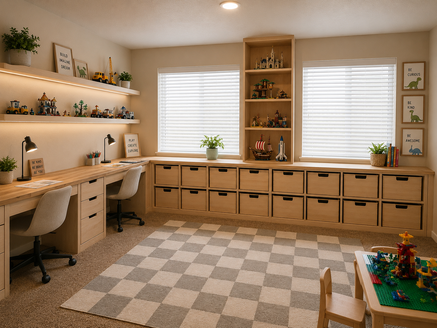 Toy room storage